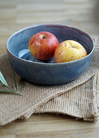 Preview: handgetöpferte Pasta Bowl , Keramik Schale für Pasta oder Suppe, Salat